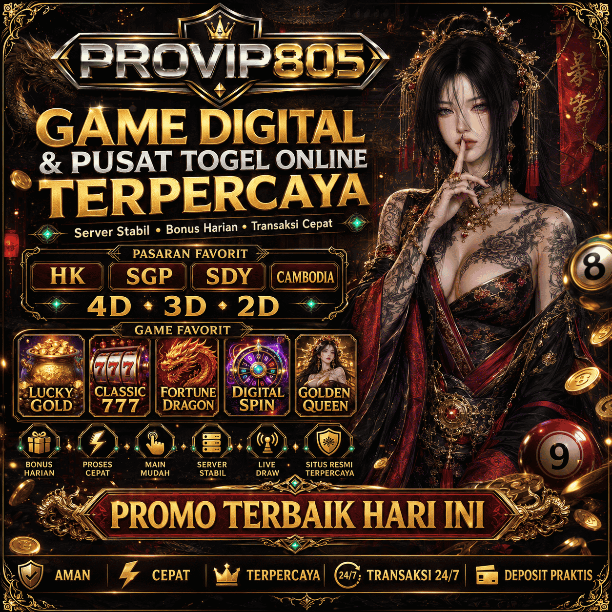 PROVIP805 ™ Game Digital & Pusat Togel Online Terpercaya
